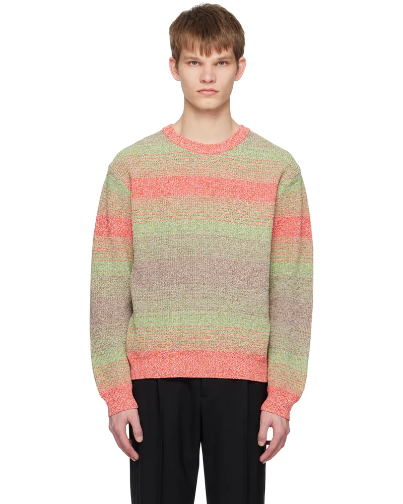 SOLID HOMME Multicolor Striped Sweater 513r