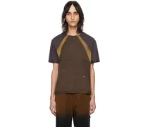 Brown Lapped T-Shirt