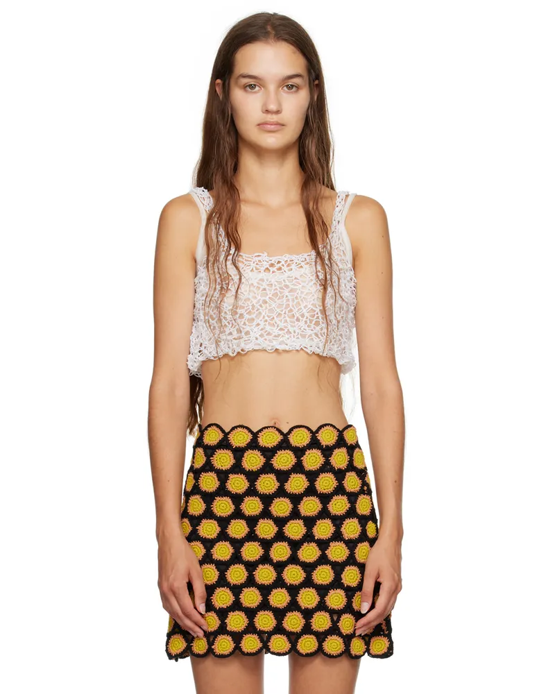 Simon Miller White Zot Tank Top Macadamia