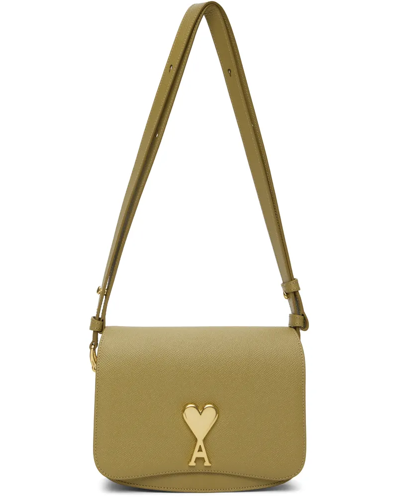 AMI Paris Green Paris Paris Bag Havana