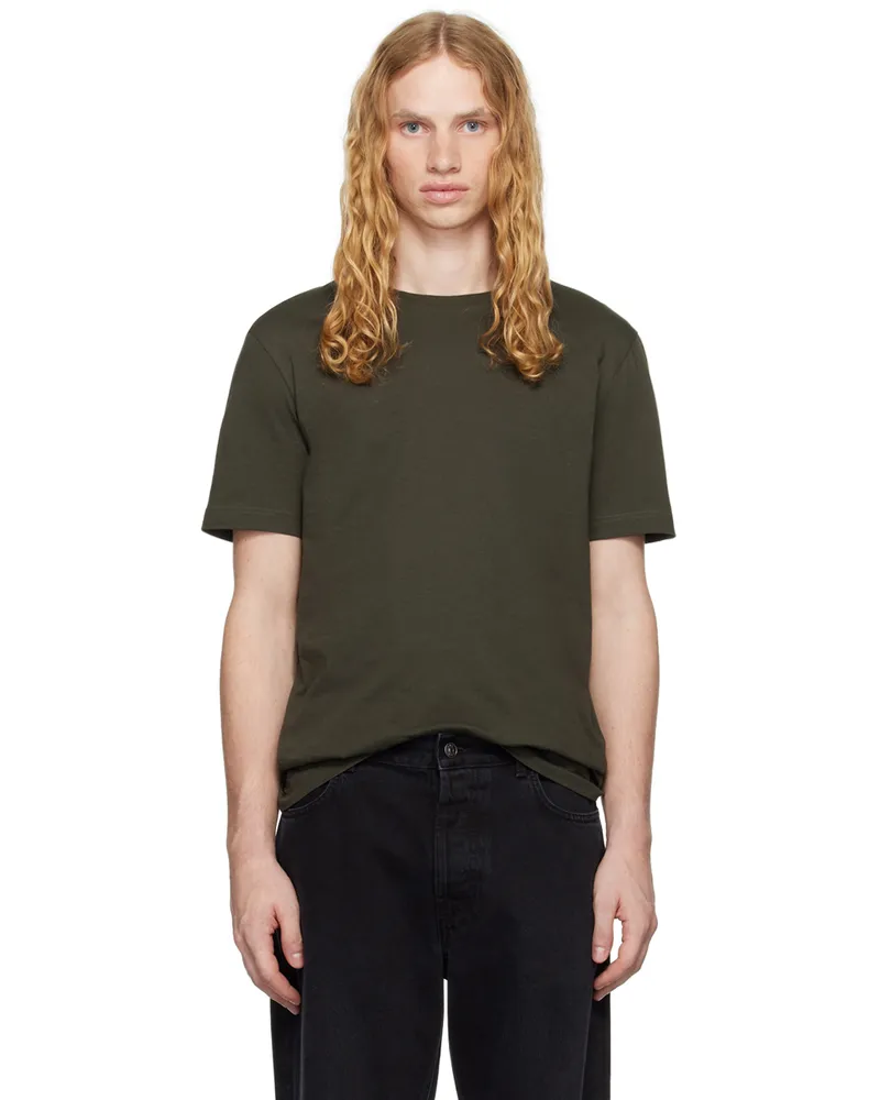 The Row Khaki Luke T-shirt Dvt