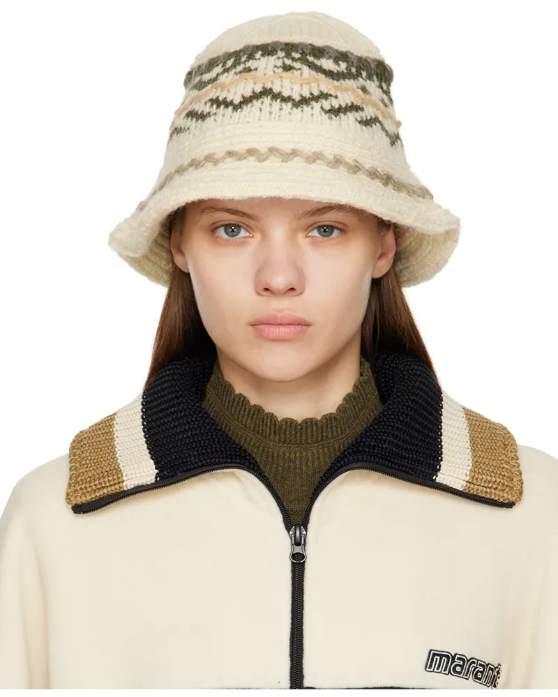 Isabel Marant Beige Galvin Hat Kaec