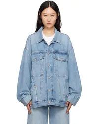 AGOLDE Blue Reworked Wayne Denim Jacket Clarity