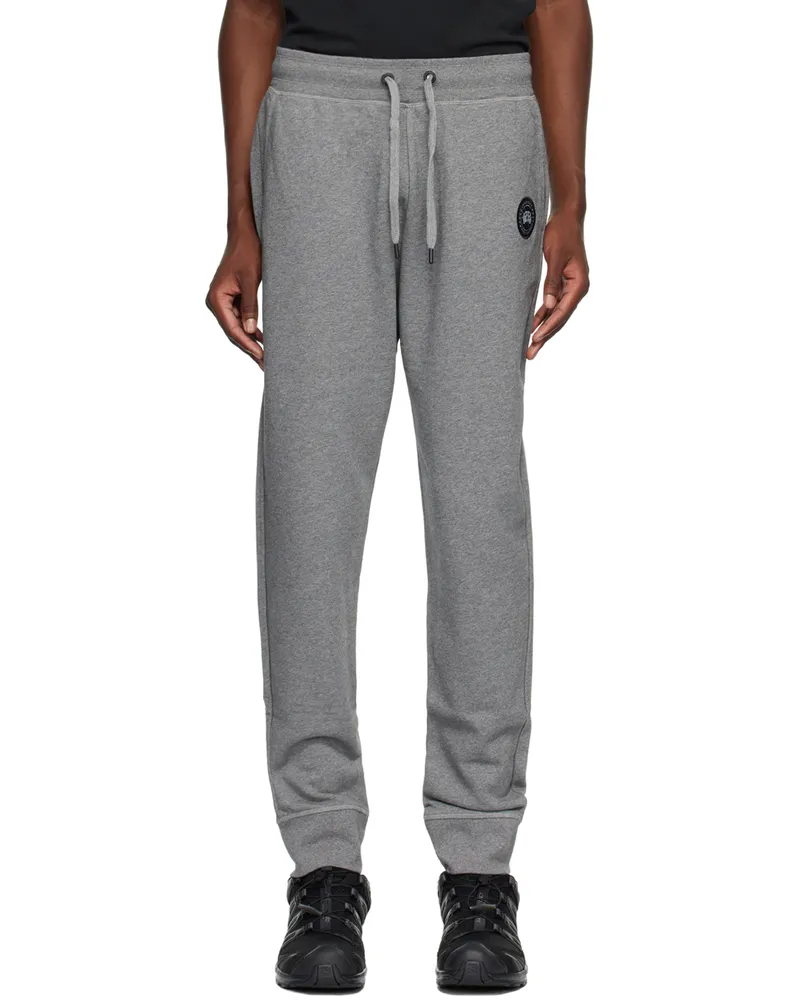 Canada Goose Gray Huron Sweatpants Stone