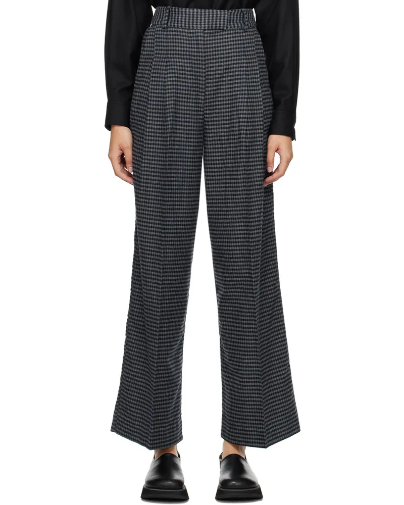 By Malene Birger Gray Cymbaria Trousers Qv1