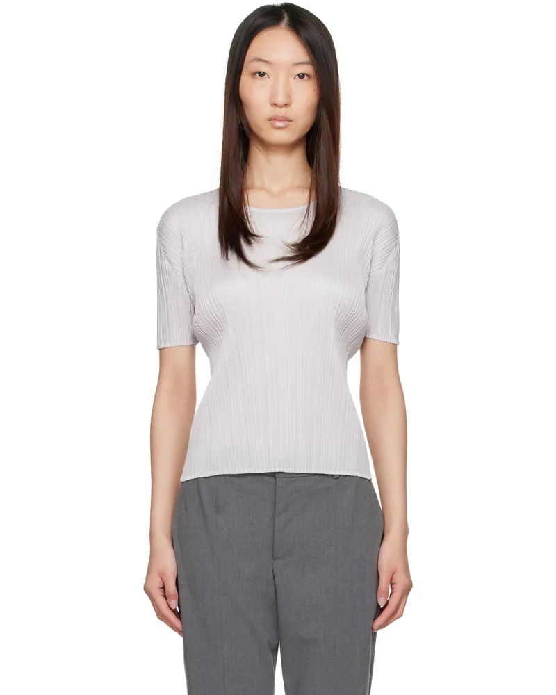 Issey Miyake Gray Basics T-shirt 10