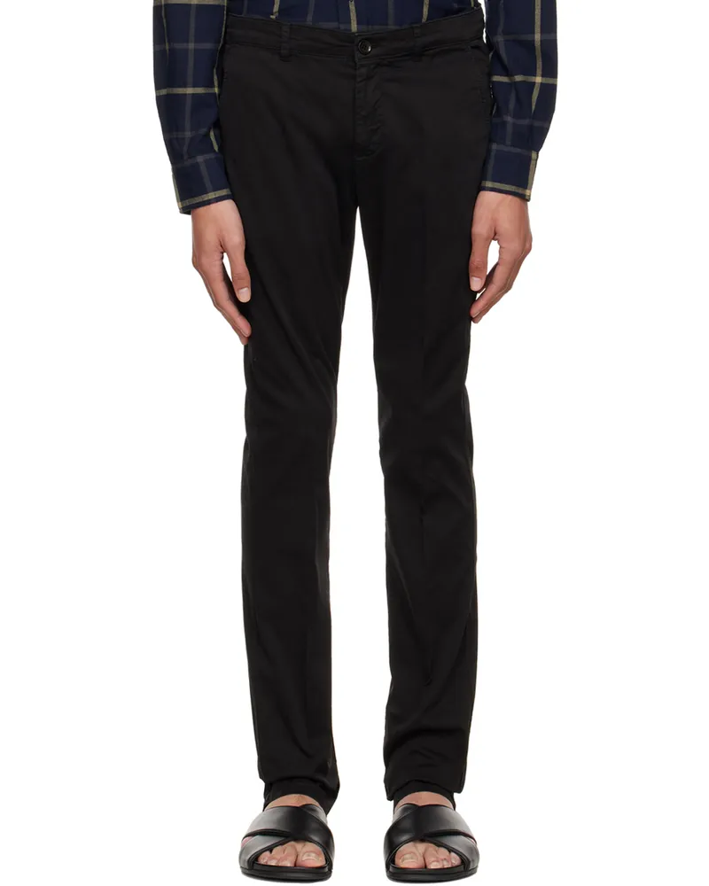 ASPESI Black Xavier Trousers 01241