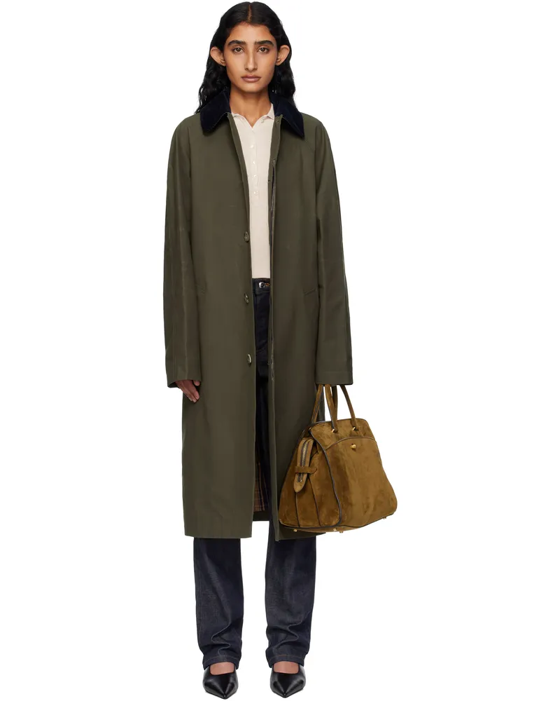 A.P.C. Khaki Gaspard Mac Trench Coat Jac
