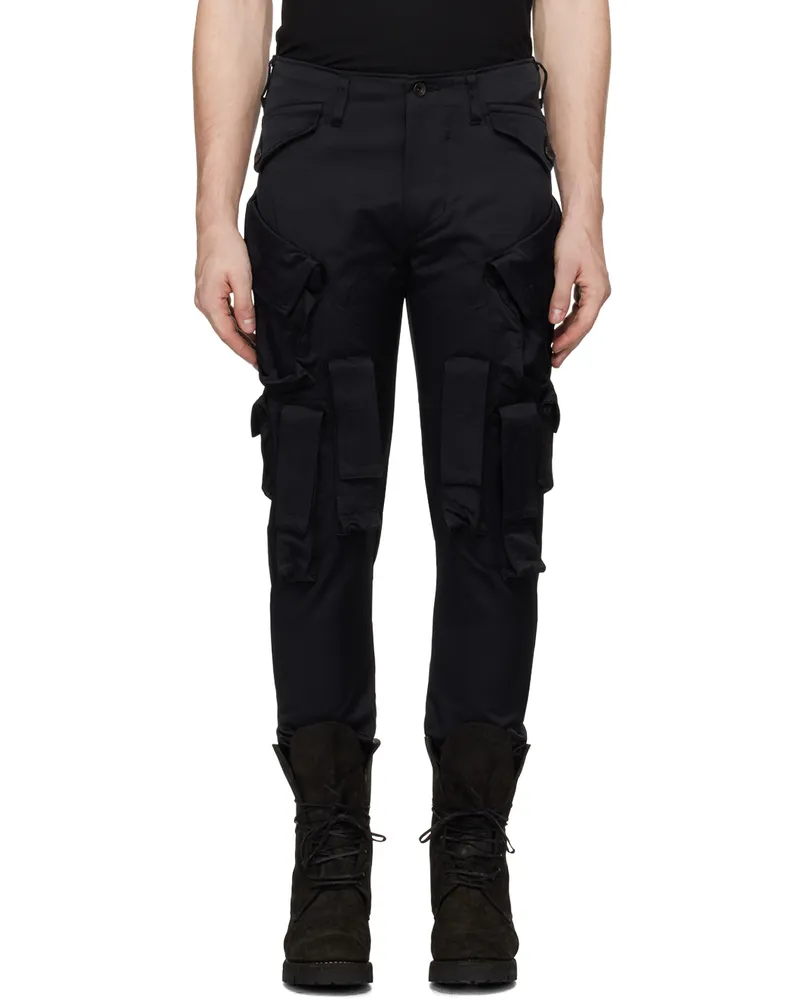 Julius Black Prism Cargo Pants Black