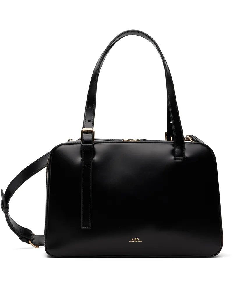A.P.C. Black Virginie Box Bag Lzz
