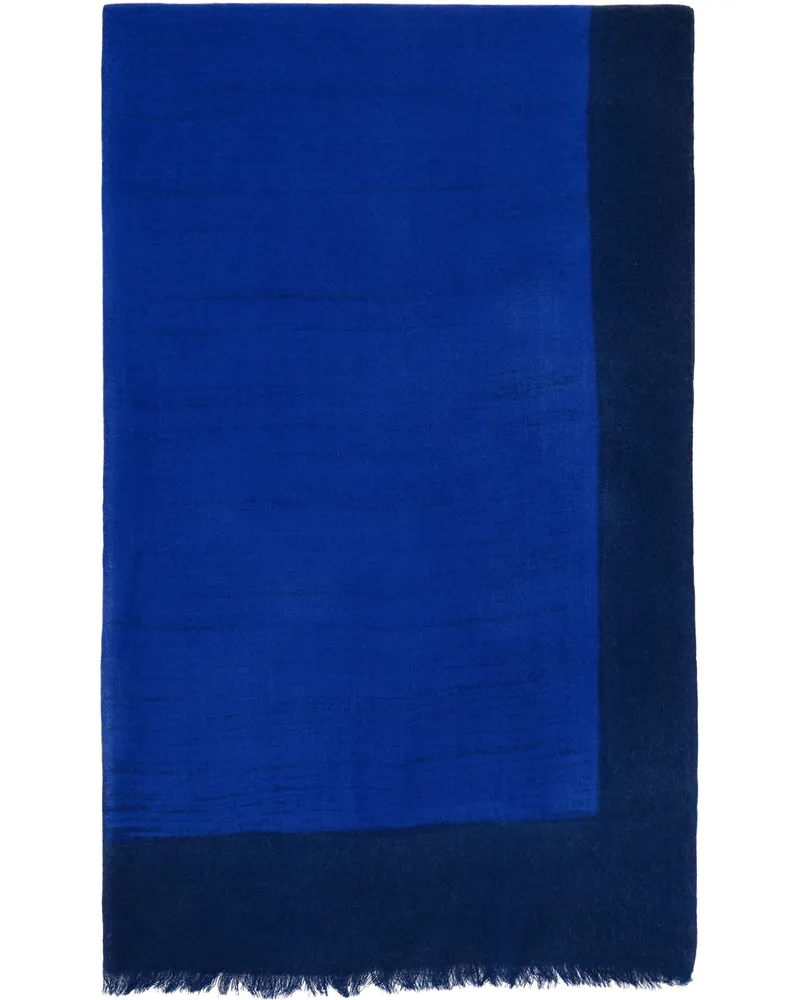 Paul Smith Blue & Green Color Block Scarf 47