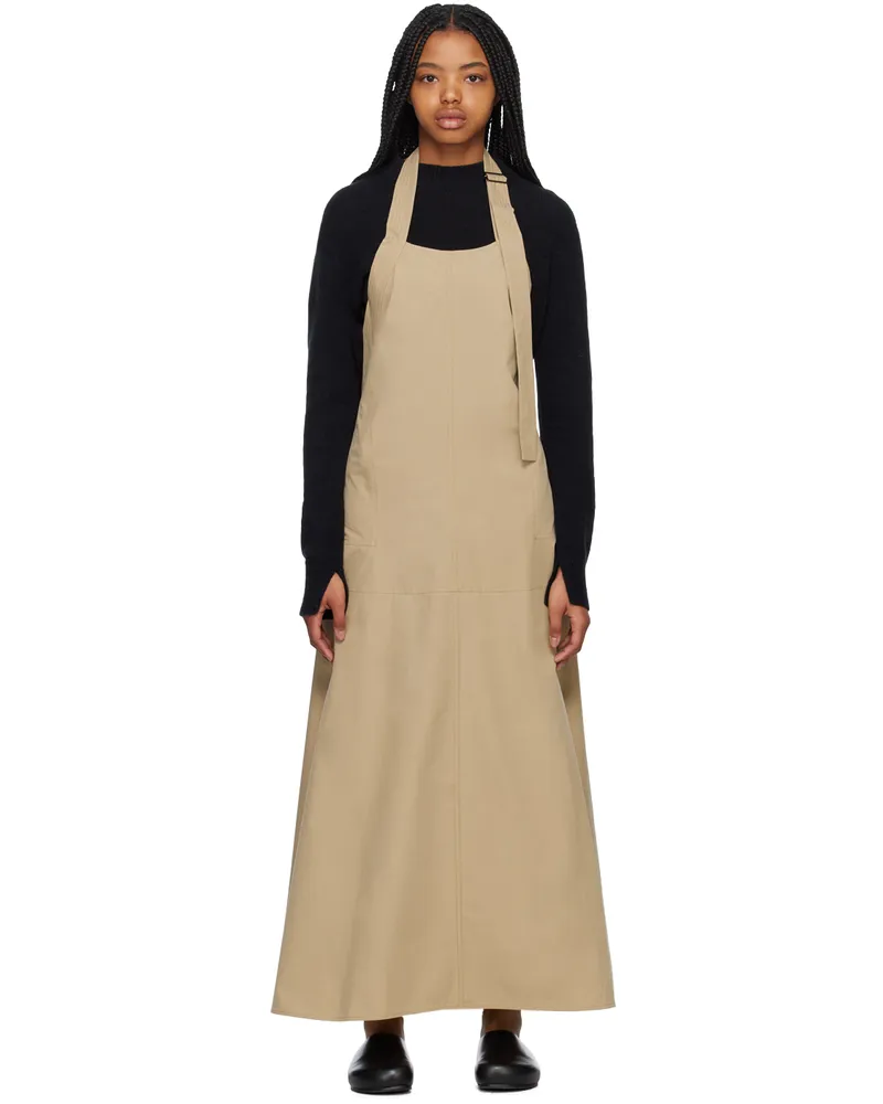 Studio Nicholson Beige Cuenca Maxi Dress Oyster