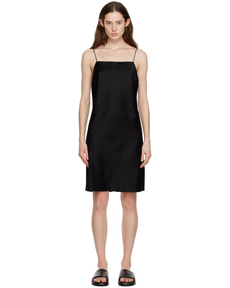 Filippa K Black Vivienne Midi Dress Black