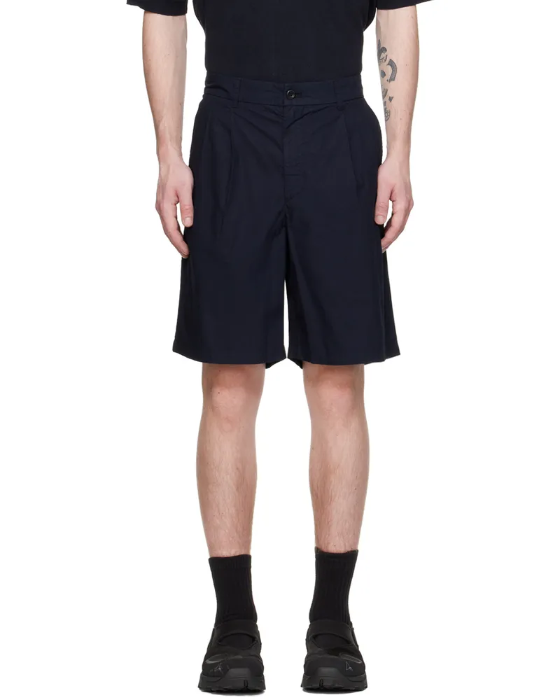 Norse Projects Navy Benn Shorts Dark