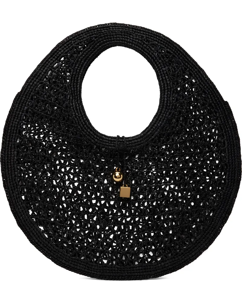 Jacquemus Black La Casa 'The Spiaggia round' Tote 990