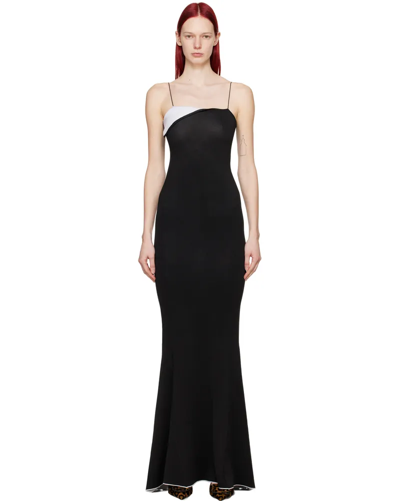 Jacquemus Black Les Sculptures 'La robe Aro' Maxi Dress 990