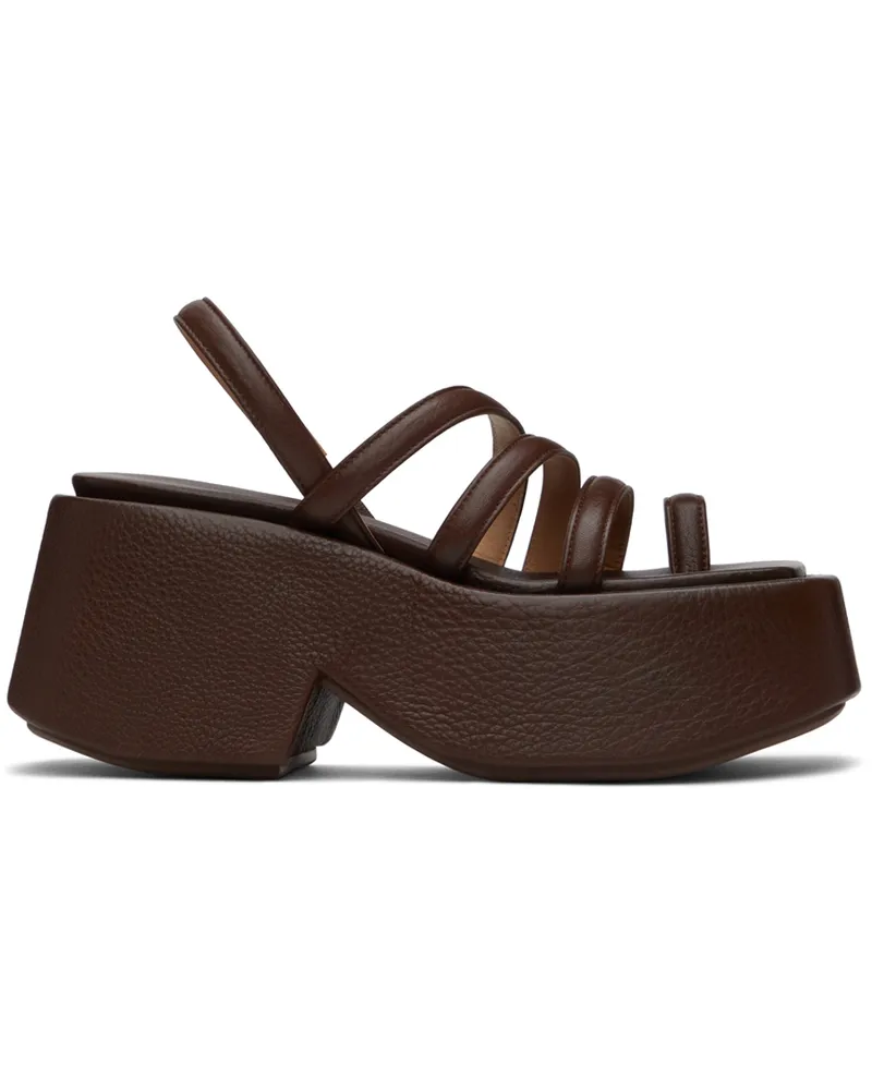 Marsèll Brown Zeppo Sandals 490