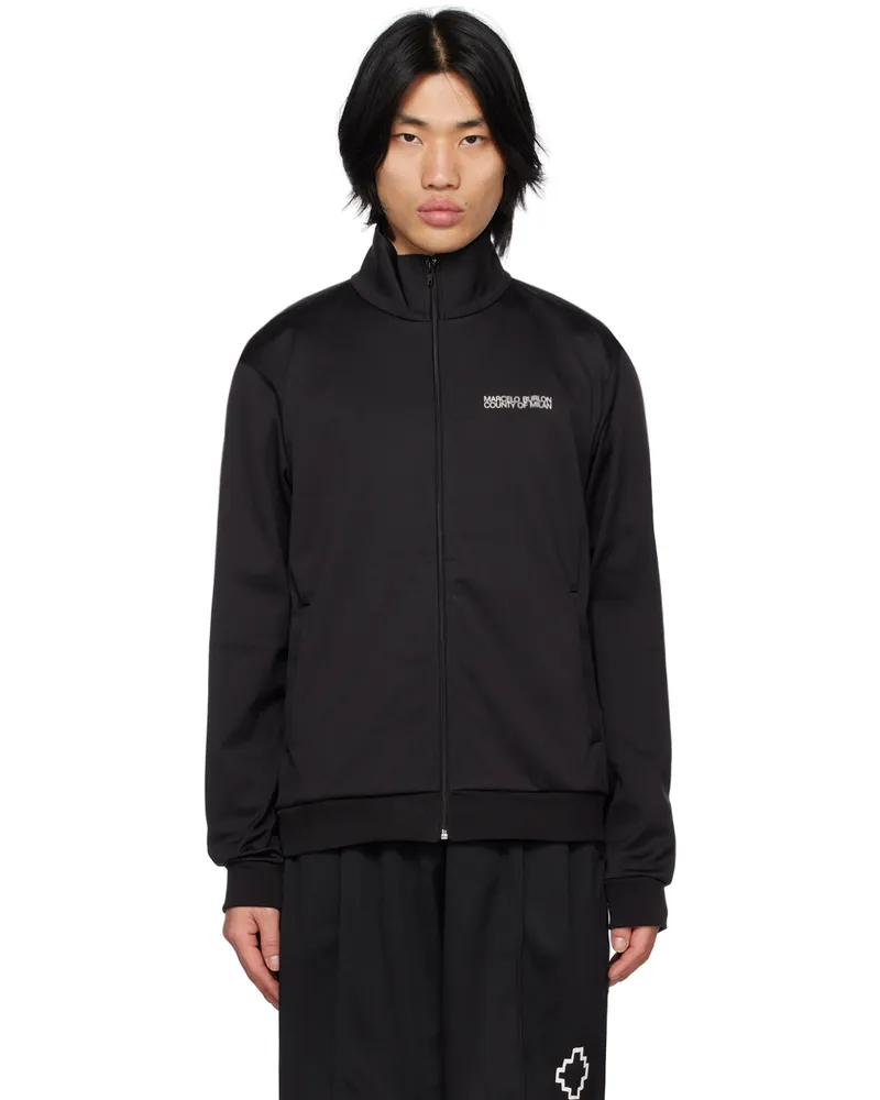 Marcelo Burlon | County of Milan Black Tempera Cross Jacket Black