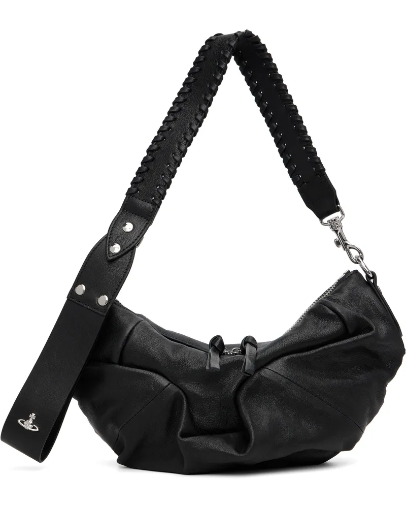 Vivienne Westwood Black Agnes Small Shoulder Bag N401