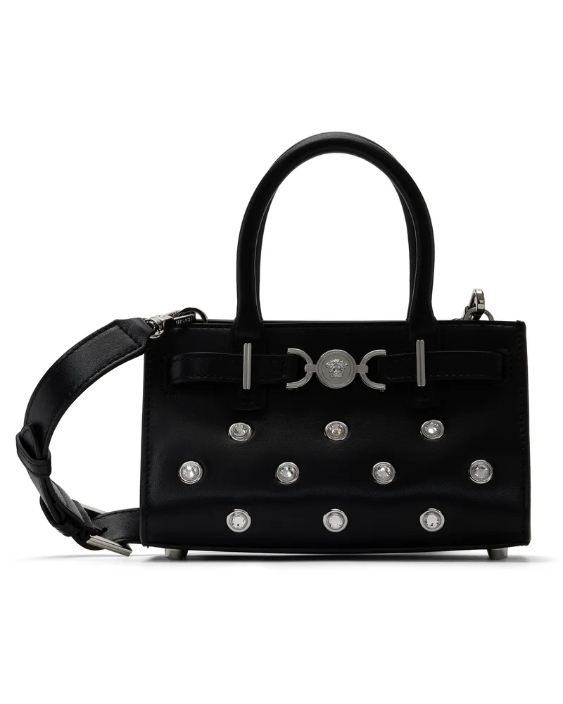 Versace Black Crystal Medusa '95 Mini Bag 1b00p-black-palladiu