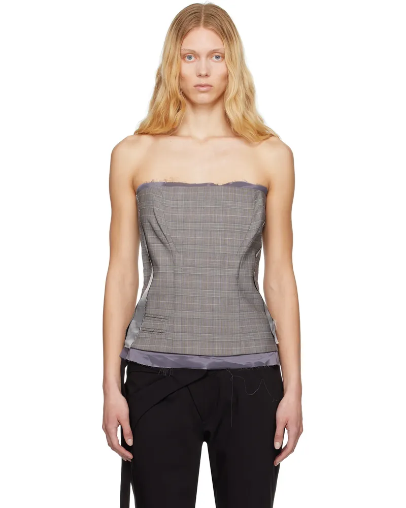 OTTOLINGER Gray Suit Corsage Top Grey