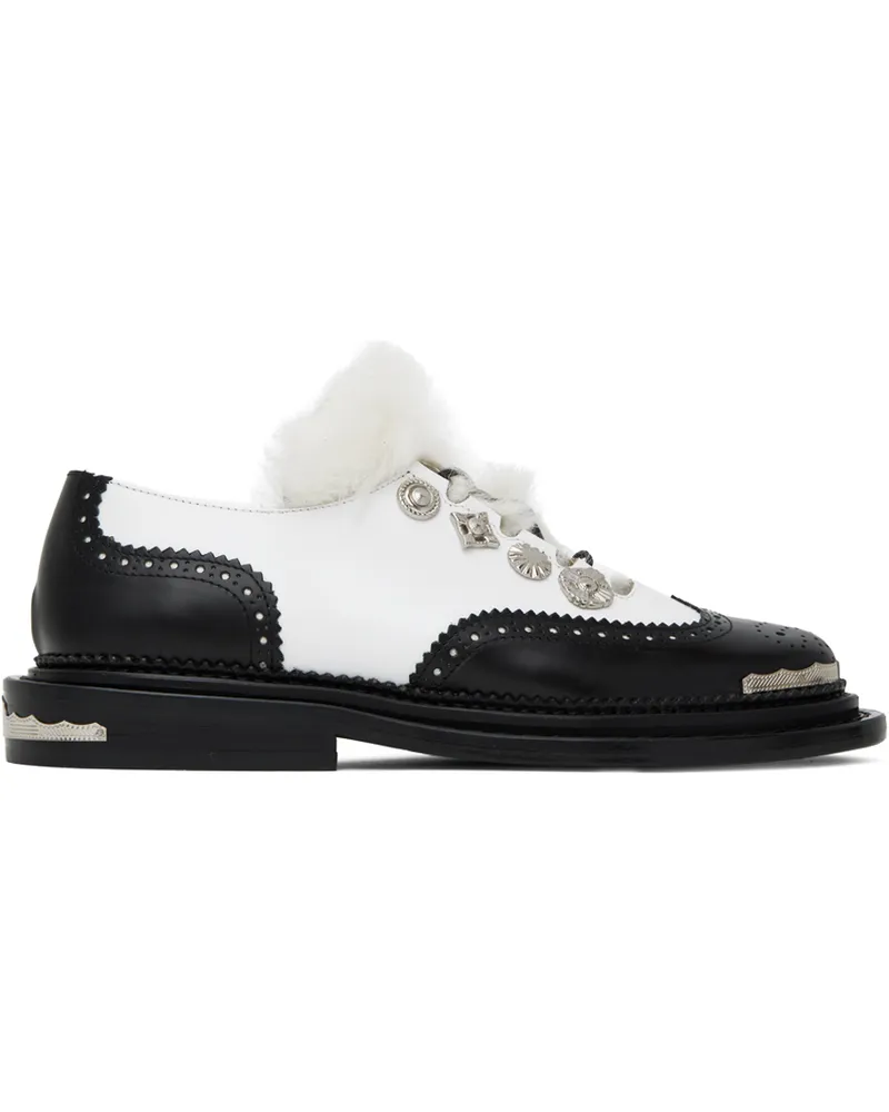 Toga Black & White Hardware Oxfords Aj1275