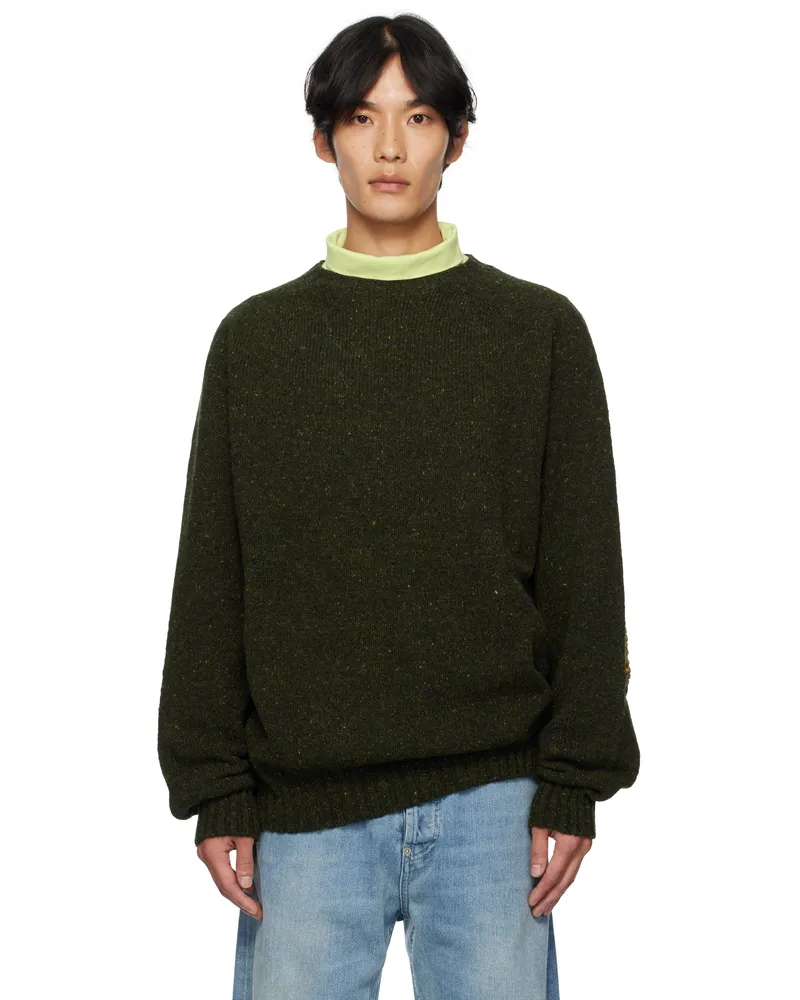 BLESS Green N°80 Pearlpad Sweater Harris