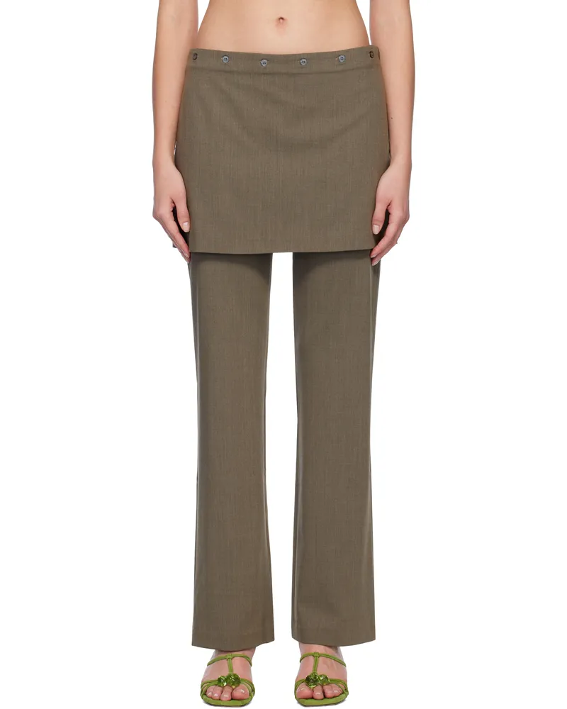 Paloma Wool Taupe Lander Trousers 332