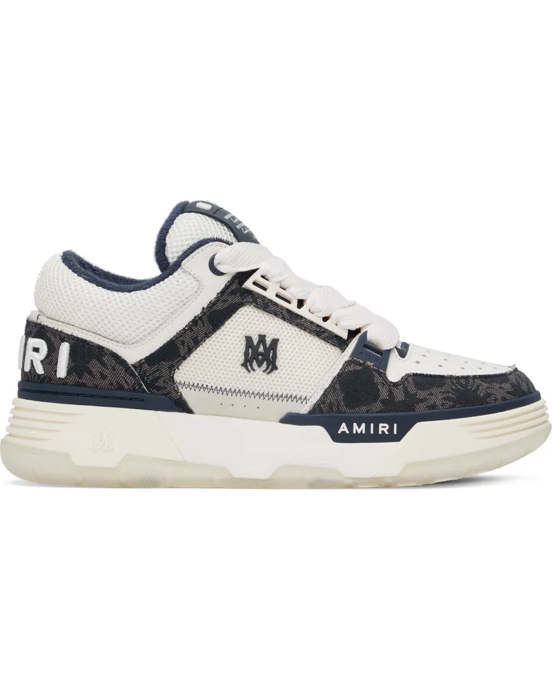 Amiri White & Navy MA Quad MA-1 Sneakers Midnight