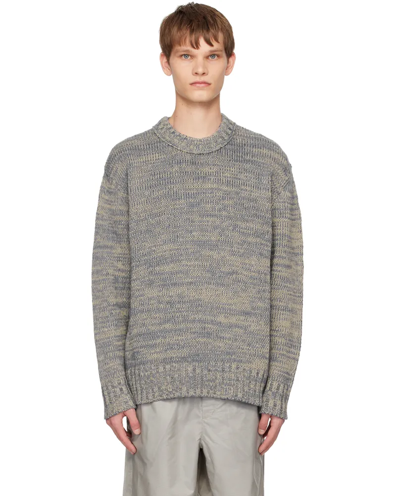 Norse Projects Blue & Beige Rasmus Sweater Clay