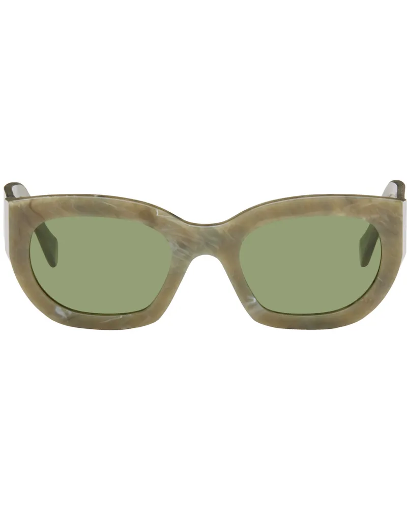 RETROSUPERFUTURE Green Alva Sunglasses Alva