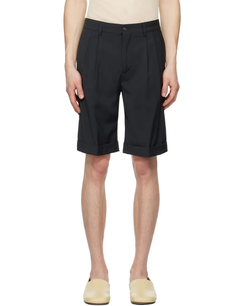 BARENA Gray Scandola Tropical Shorts Piombo