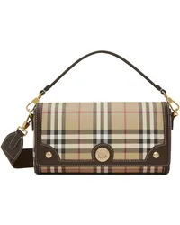 Burberry Beige Note Top Handle Bag Vntg