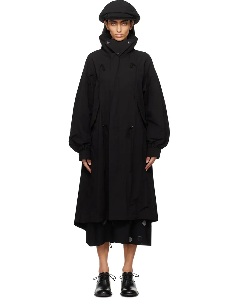 Yohji Yamamoto Black R-Mods Coat 1