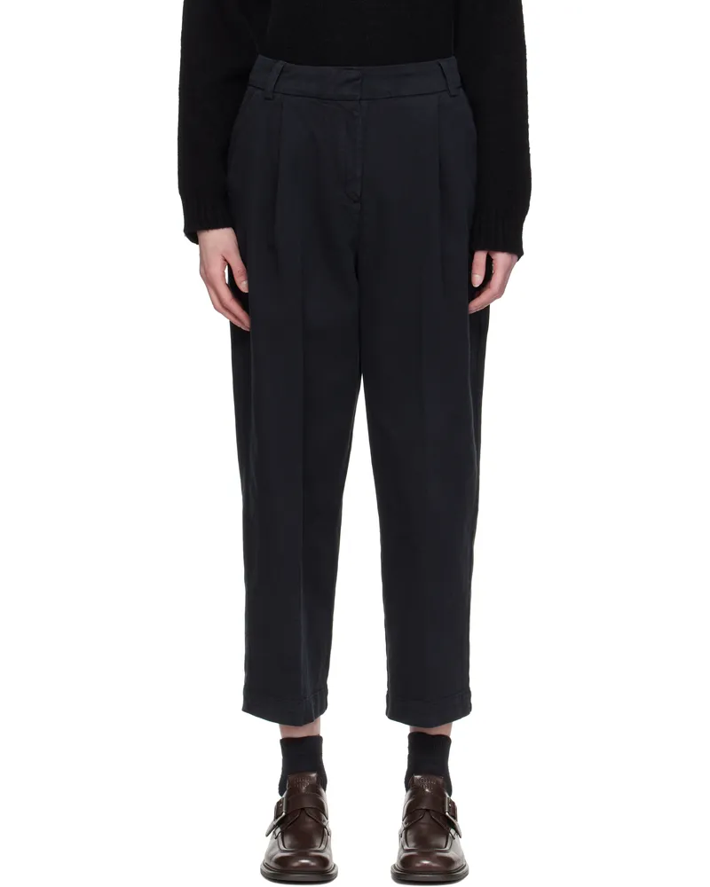 YMC Black Earth Market Trousers 01-black
