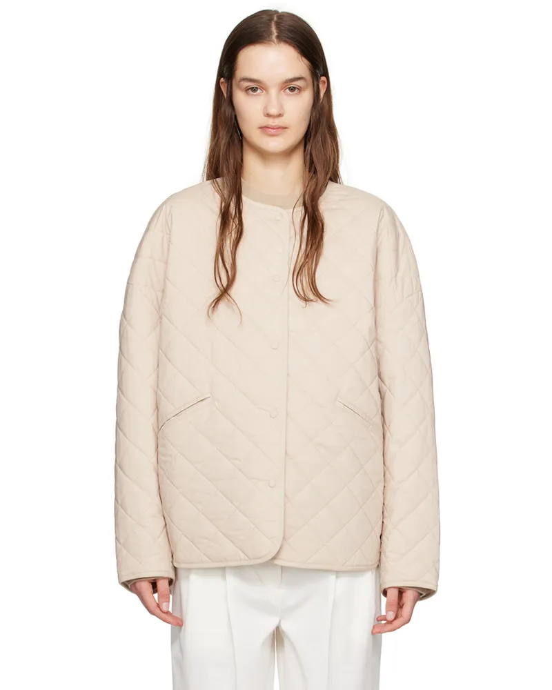 Totême Beige Quilted Jacket 127