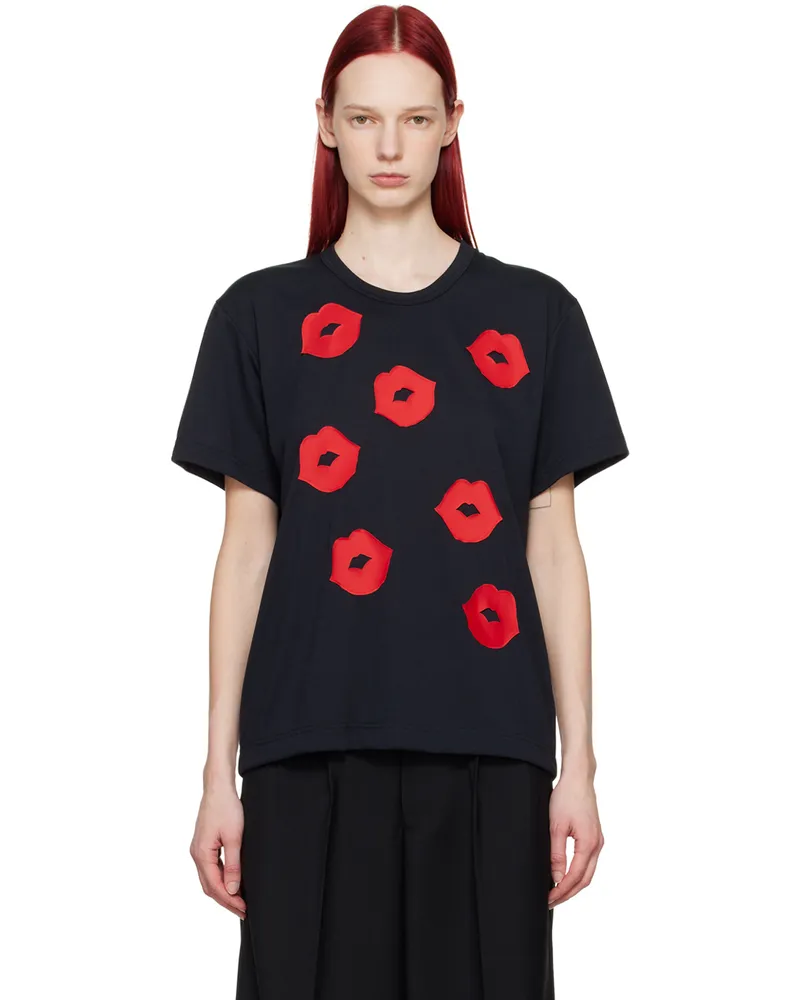 Comme des Garçons Black Appliqué T-Shirt 1