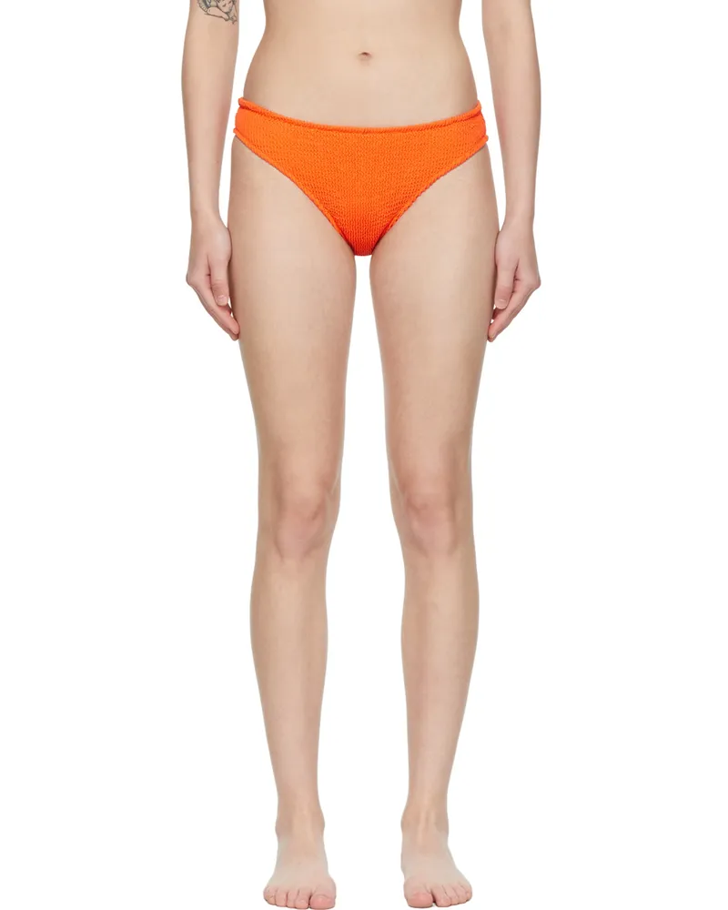 Heron Preston Orange Nylon Bikini Bottoms Orange