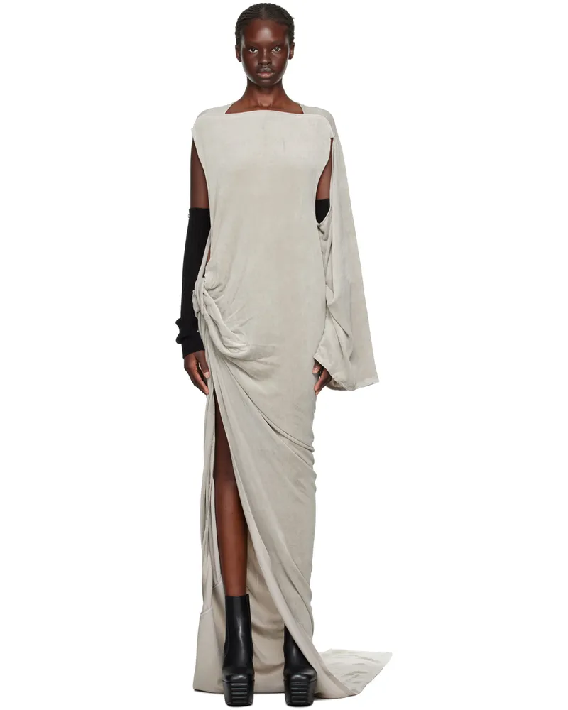 Rick Owens Gray Edfu Maxi Dress 08