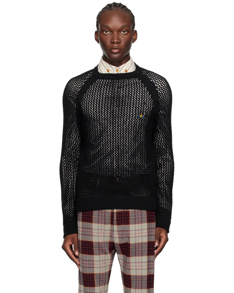 Vivienne Westwood Black Julian Sweater Aw24-black