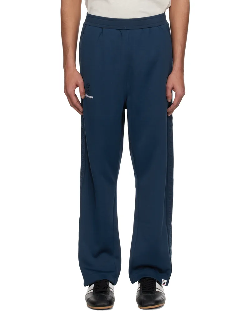 AAPE by A Bathing Ape Navy 'AAPE Now' Sweatpants Nyx