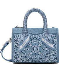 Amiri Blue Bandana Micro Triangle Bag True