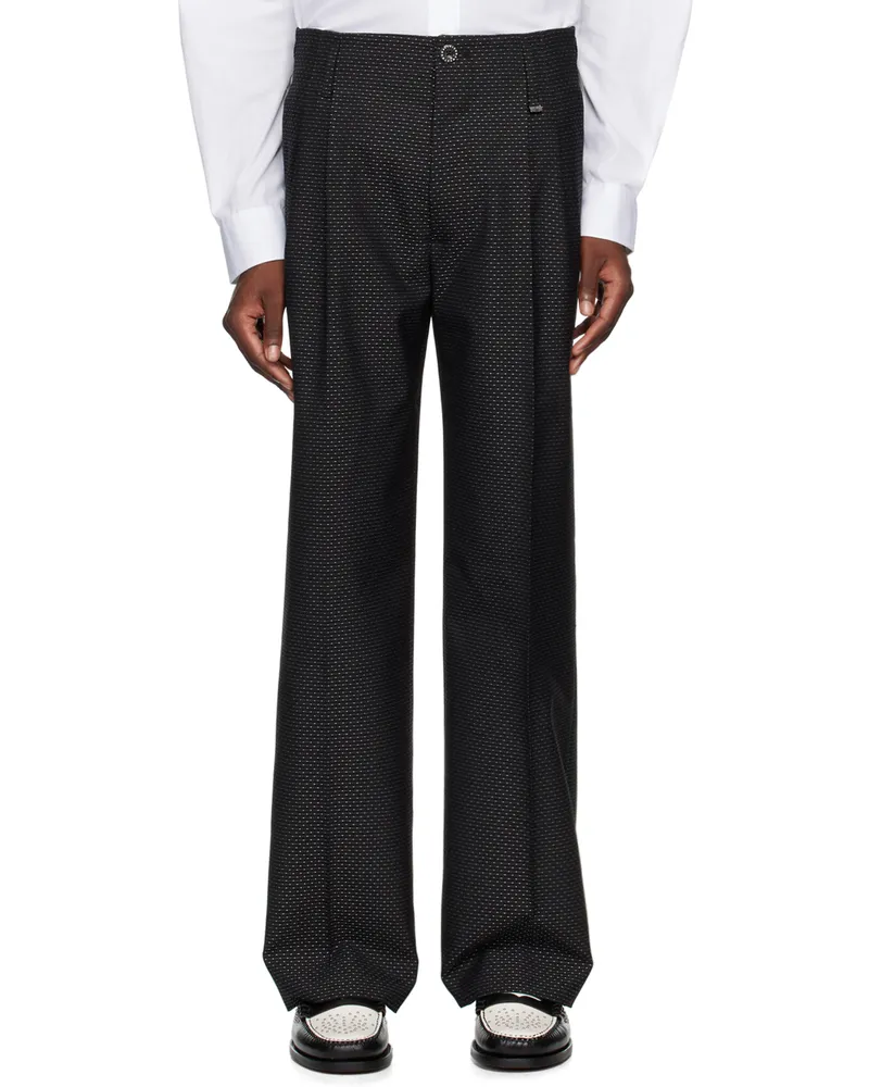 Vivienne Westwood Black Raf Trousers Aw24-black