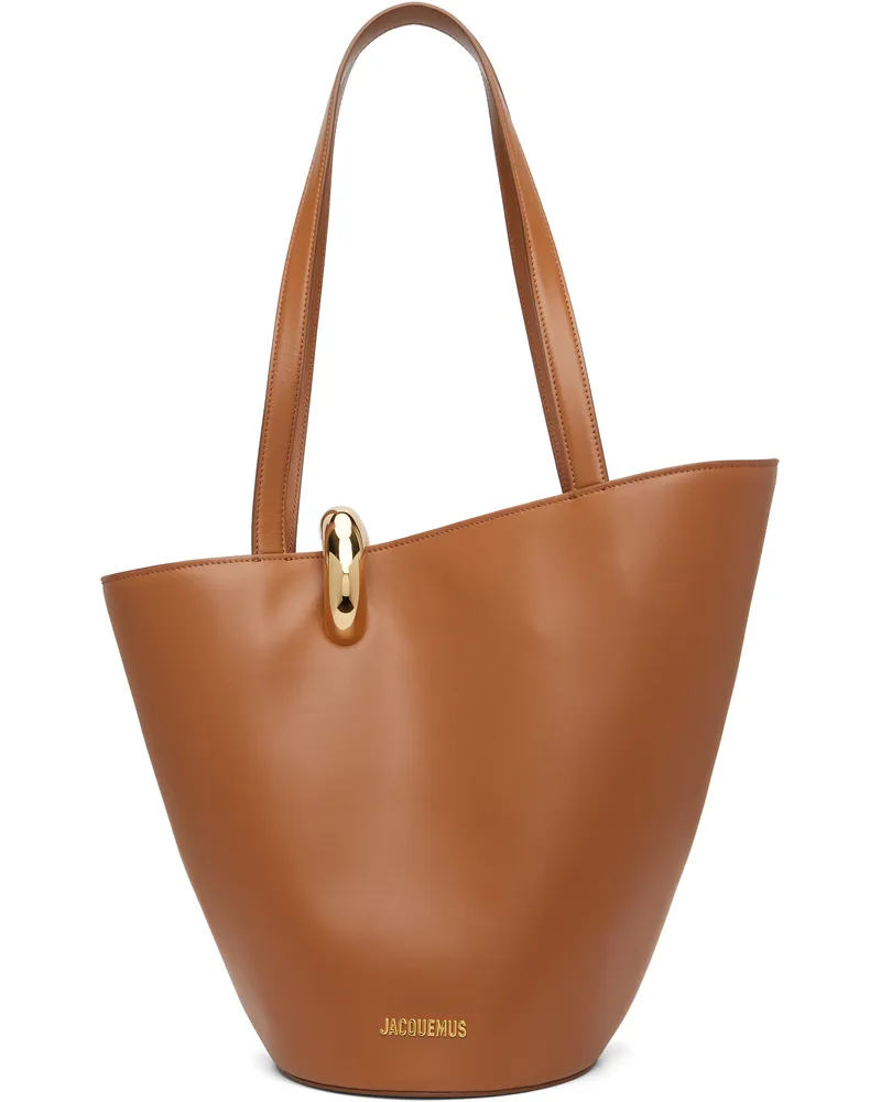 Jacquemus Tan La Croisière 'The medium Bambola' Tote 810