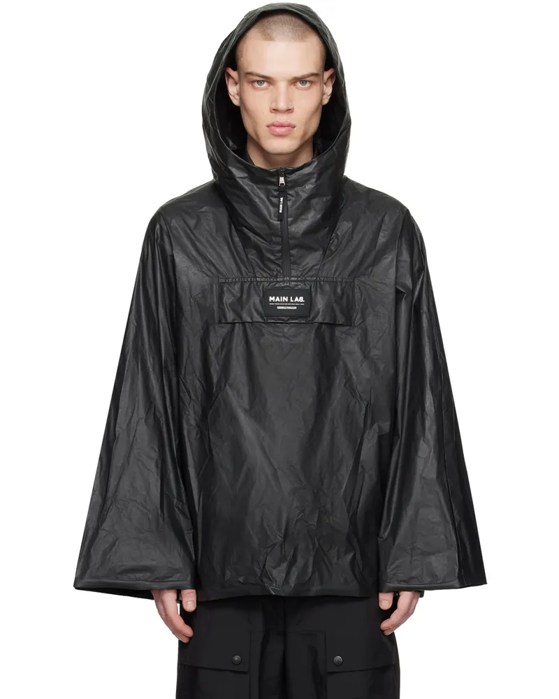 Balmain Black 'Main Lab' Coat 0pa