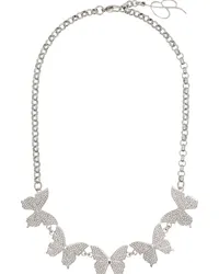 Blumarine Silver Farfalla Choker Nnikel