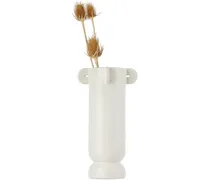 White Calli Vase