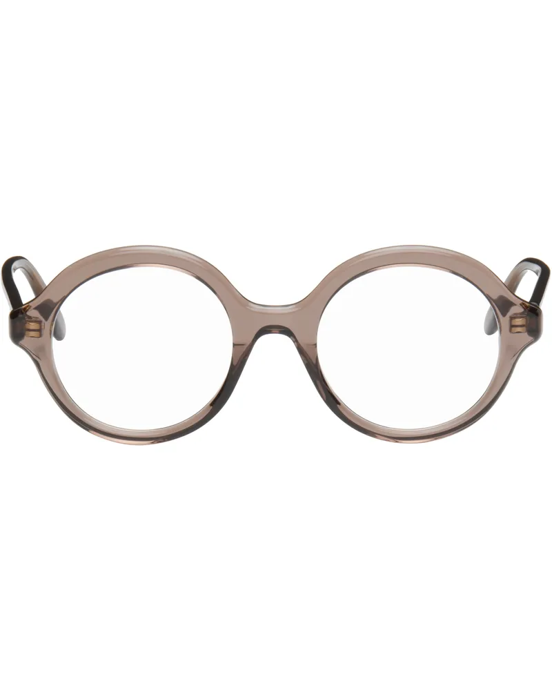Loewe Brown Slim Glasses Dark