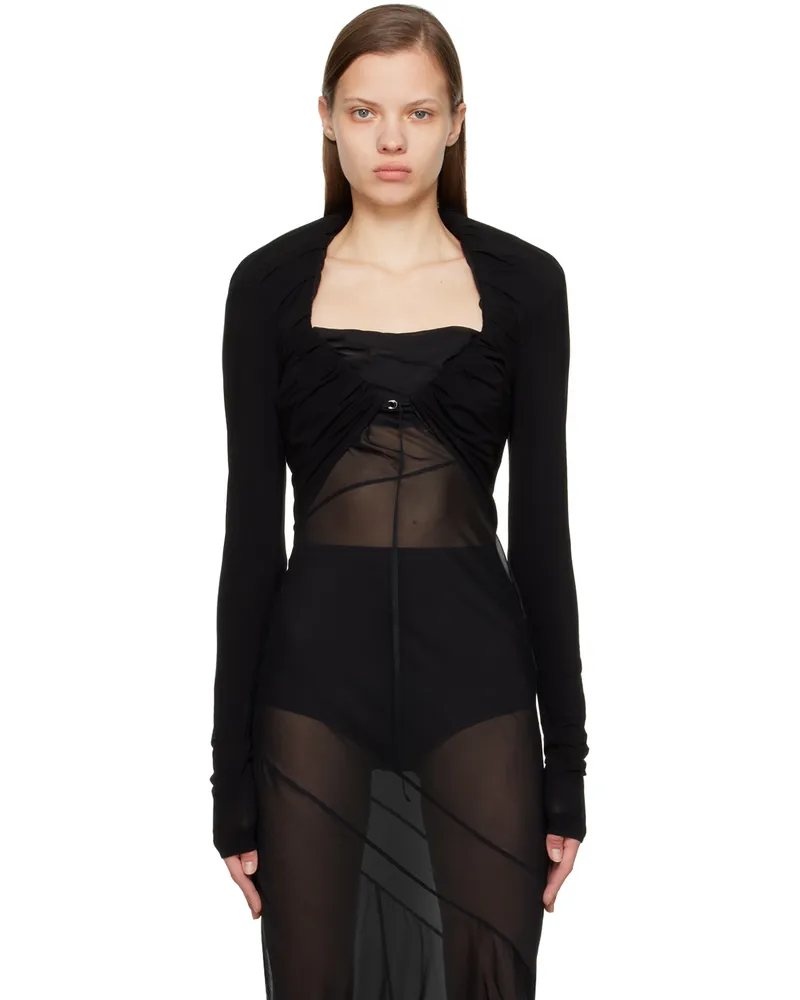 Jacquemus Black Le Papier 'Le Haut Goccia' Blouse 990