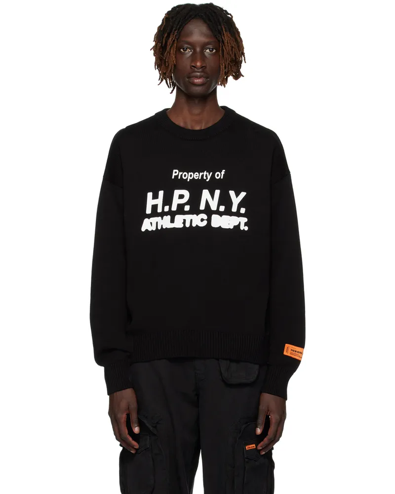 Heron Preston Black 'HPNY 23' Sweater Black